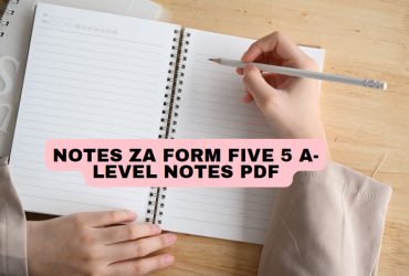 Notes Za Form Five