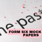 Form Six Mock Past Papers